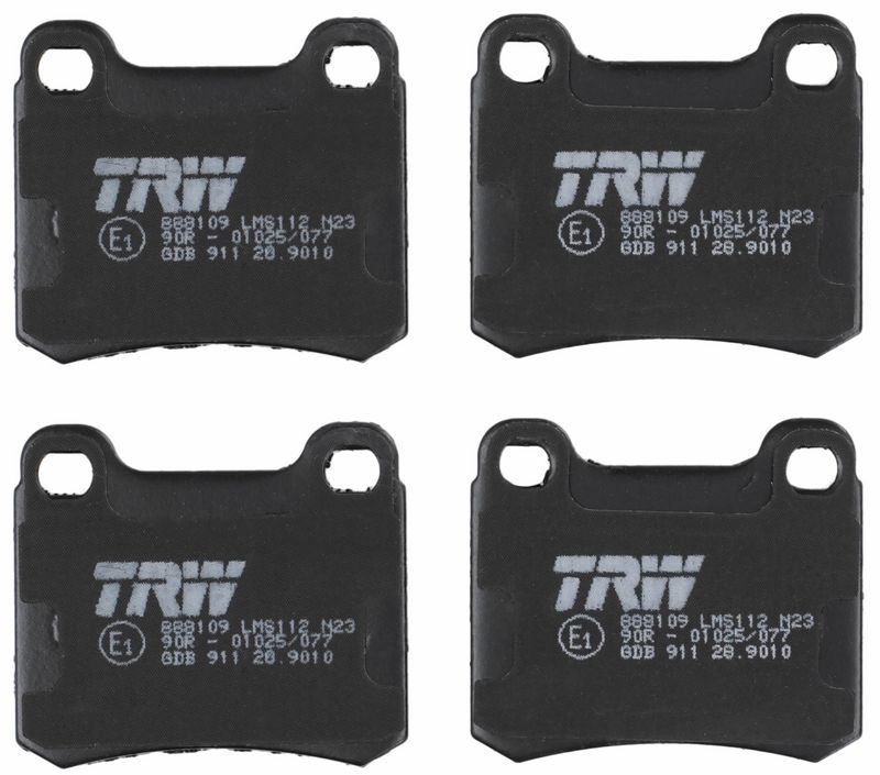 TRW GDB911 Brake Pad Set, disc brake