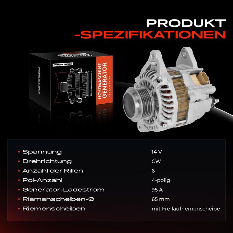 Frankberg 5481FB0032285 Alternator