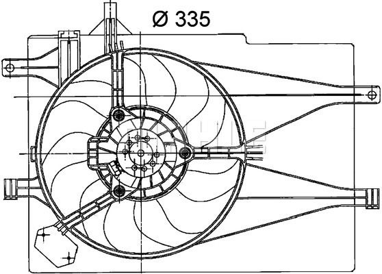 WILMINK GROUP ventilátor, motorhűtés WG2180585