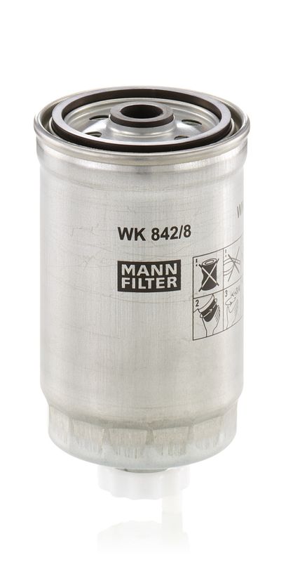 MANN-FILTER Üzemanyagszűrő WK 842/8