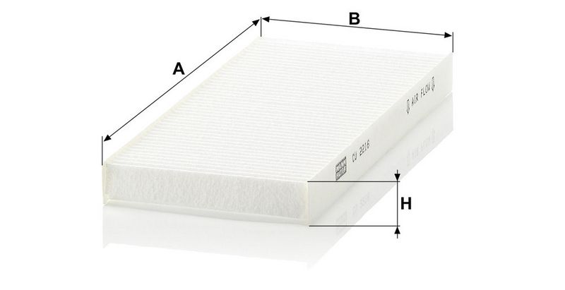 Filtru, aer habitaclu CU 2216-2 MANN-FILTER