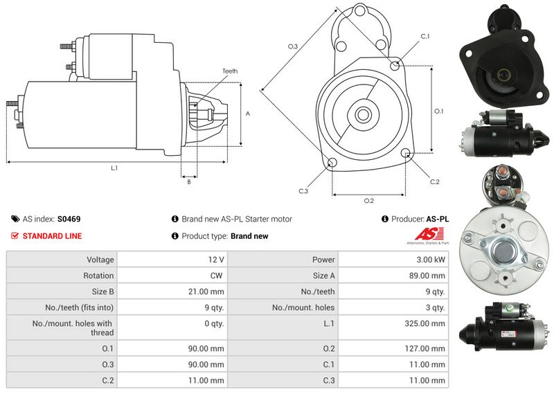 AS-PL S0469 Starter
