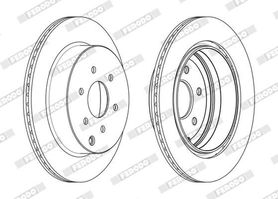 FERODO DDF1785C Brake Disc