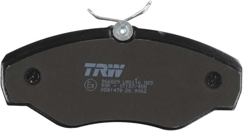 TRW GDB1478 Brake Pad Set, disc brake