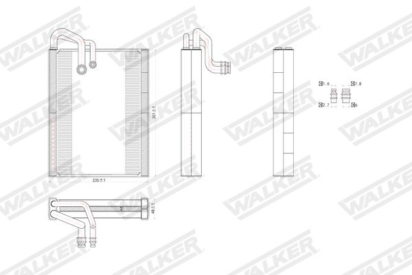 EVAPORATOR AER CONDITIONAT WALKER WEV00074 6