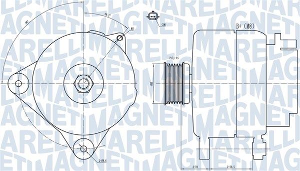 Генератор, Magneti Marelli 063731887010