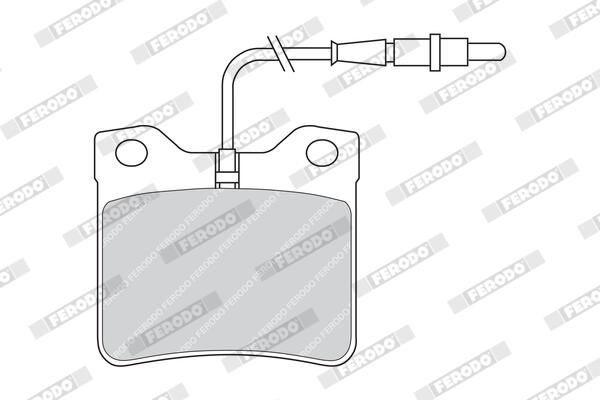 FERODO Plaquettes de frein à disque FDB619