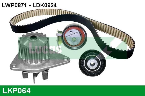 Lucas Water Pump & Timing Belt Kit LKP064