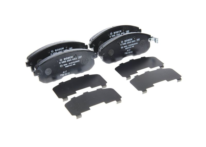 BOSCH 0986494443 Brake Pad Set, disc brake