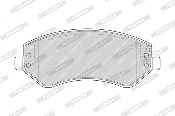 FERODO FDB1576 Brake Pad Set, disc brake