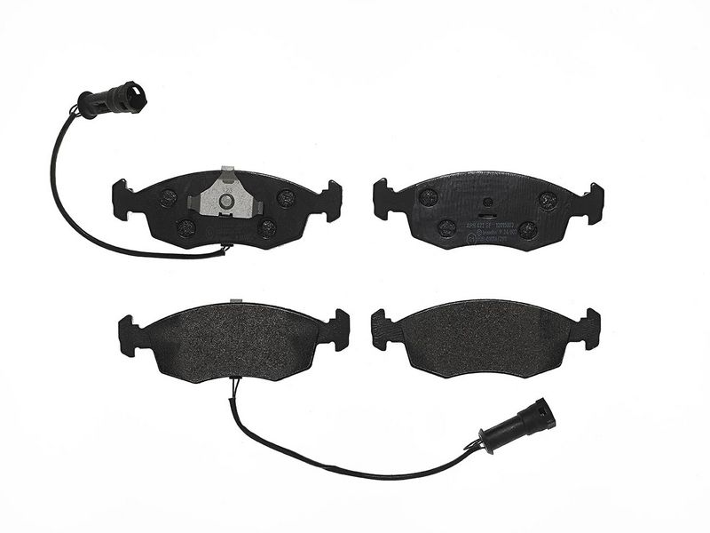 комплект спирачно феродо, дискови спирачки BREMBO