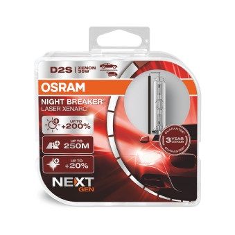 Лампа ксенонова D2S XENARC NIGHT BREAKER LASER Next Gen 35Вт, PK32d-2 (+220) компл.(вір-во OSRAM)