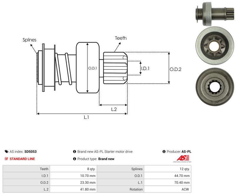Vabajooks, starter, AS-PL SD5053