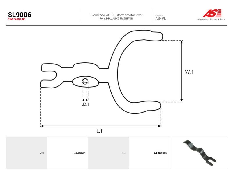 Starterihoob, Karburaator, AS-PL SL9006