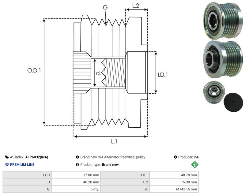 This part match OEM code: 5340393