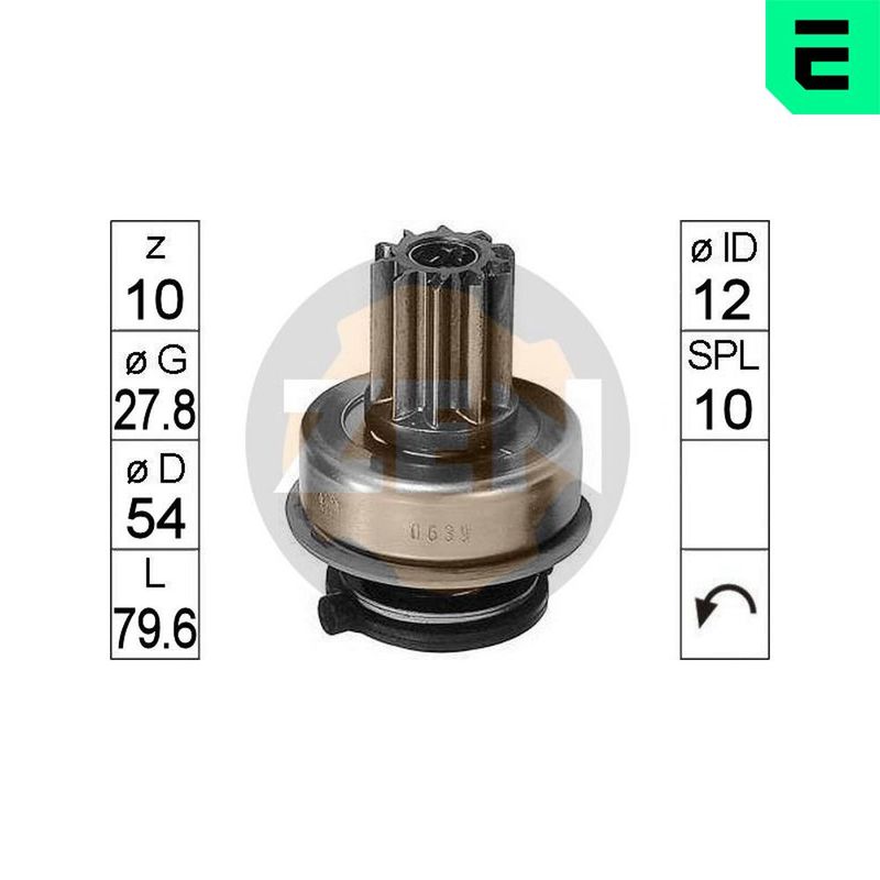 Механізм вільного ходу, стартер, Era ZN0639