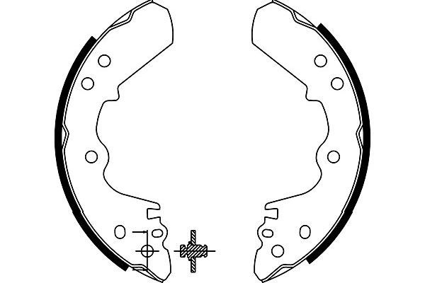 KAVO PARTS fékpofakészlet BS-3909