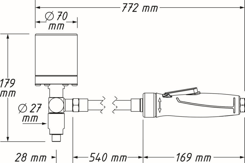 HAZET 9098/24 Disassembly Tool Set, common rail injector