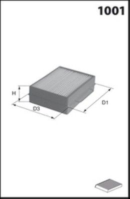 MISFAT Filtre à carburant M611