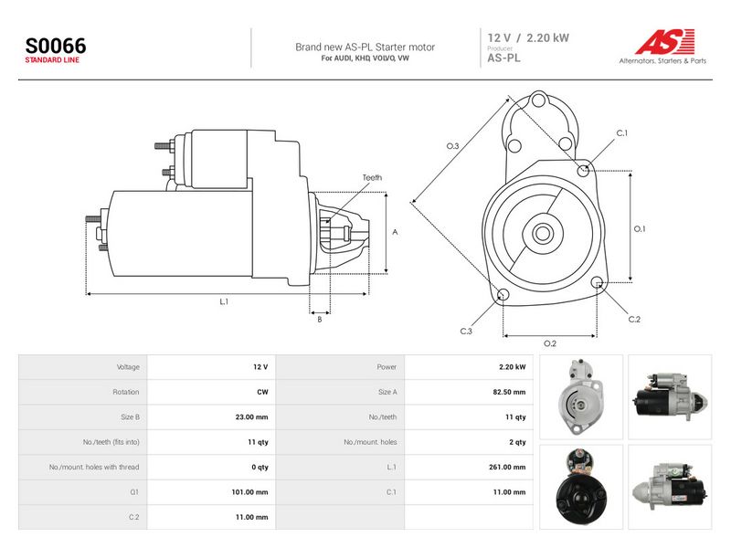 Starter, AS-PL S0066