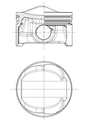 MAHLE 028PI00124000 Stūmoklis