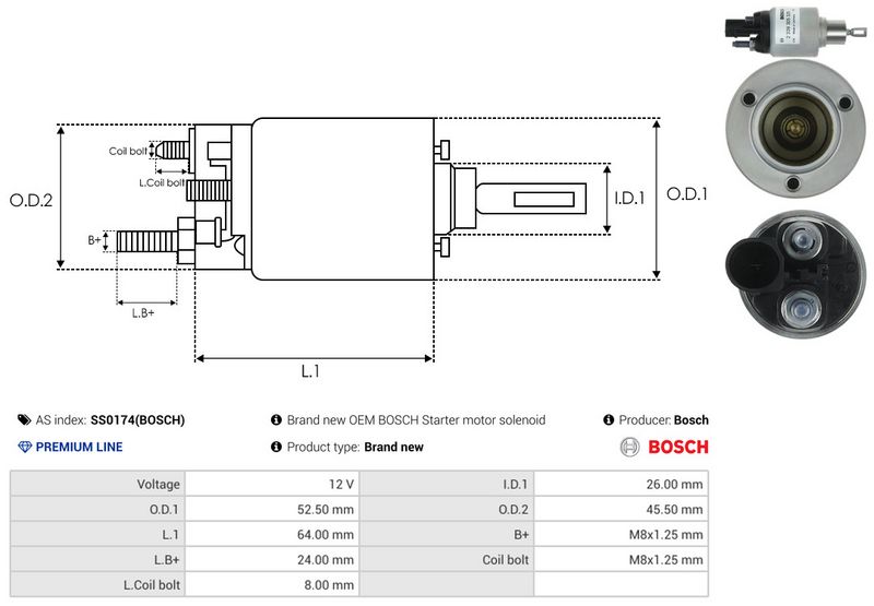 This part match OEM code: 02M911287J