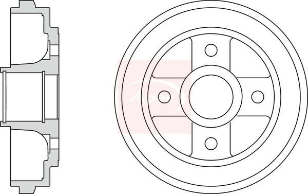 APEC Brake Drum DRM9937