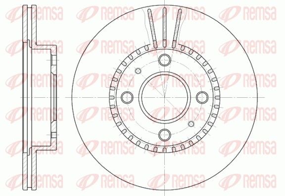 REMSA 6430.10 Гальмівний диск