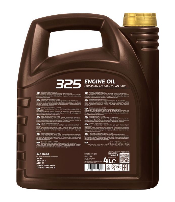 SCT - MANNOL PM0325-4 Engine Oil