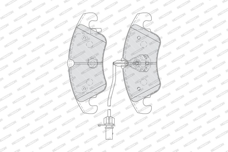 FERODO Plaquettes de frein à disque FDB4044
