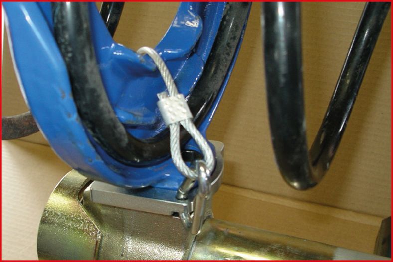 KS TOOLS 500.8707 Safety Cable, spring compressor