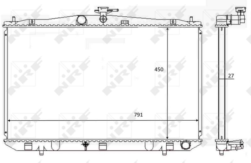 Радіатор NRF 59081