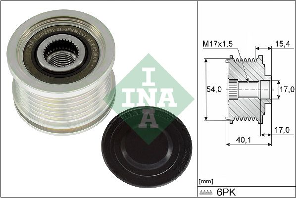 Schaeffler INA generátor szabadonfutó 535 0317 10