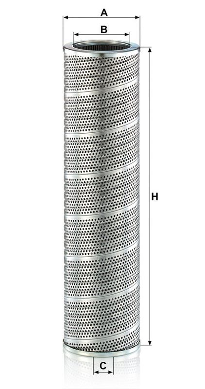 Hydraulisch filter (patroon) past: AGCO R62, R72  BELL B25D, B30D  CASE IH 115P, 125CK, 125PB, 921 C  HYUNDAI 770-7A  INGERSOLL RAND VHP750WCAT  KOMATSU 931.1  MASSEY FERGUSON 9790  TEREX TA25