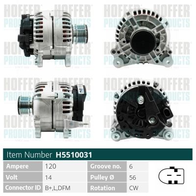 HOFFER generátor H5510031