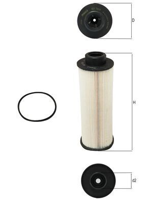 MAHLE Filtre à carburant KX 73/1D