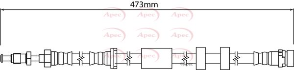 APEC Brake Hose HOS4184