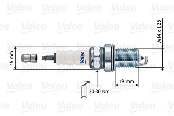 VALEO gyújtógyertya 246892