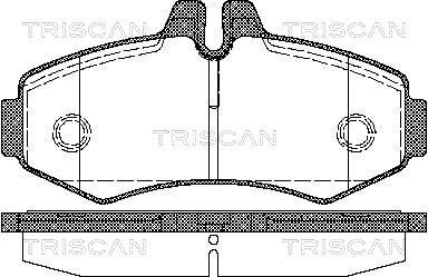 TRISCAN fékbetétkészlet, tárcsafék 8110 23020