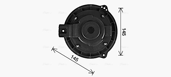 AVA QUALITY COOLING Utastér-ventilátor OL8728