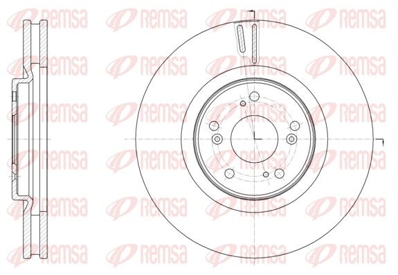 Гальмівний диск, Remsa 61607.10
