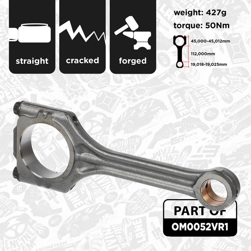 Product Image - Plunjerset - OM0052VR1 - ET ENGINETEAM