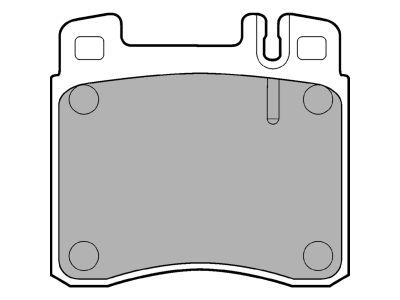 DELPHI LP840 Brake Pad Set, disc brake