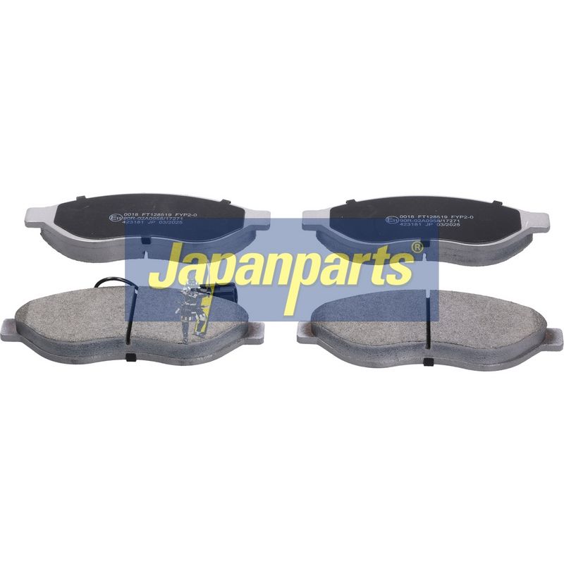 set placute frana,frana disc JAPANPARTS PA-0018AF