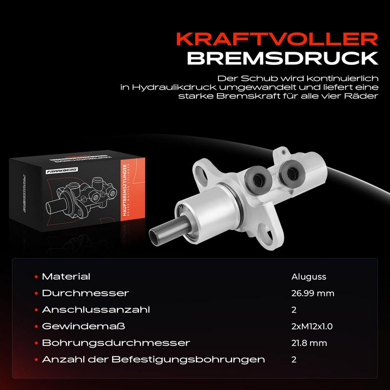 Frankberg 5481FB0005369 Brake Master Cylinder