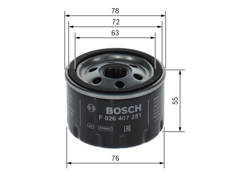 Filter za ulje BOSCH F 026 407 251