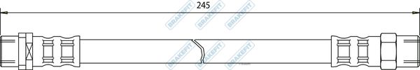APEC Brake Hose BHO4270