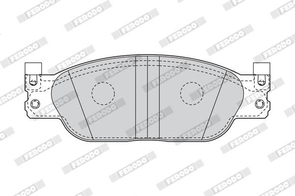 FERODO FDB4389 Brake Pad Set, disc brake