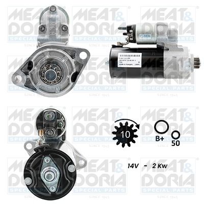 MEAT & DORIA Startmotor / Starter 5010501G