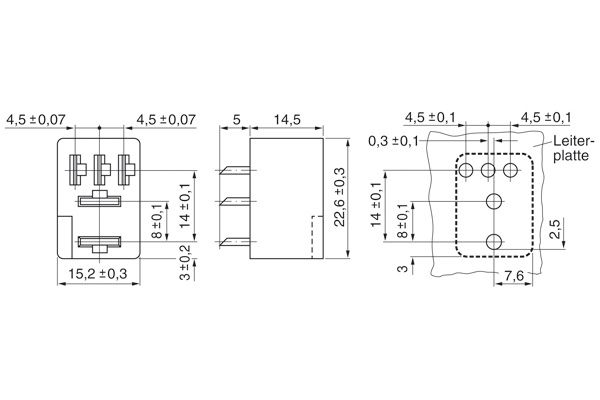 BOSCH 3 334 485 049 Relay Socket
